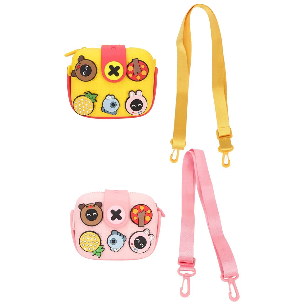 Kids Camera Bag – Lightweight Travel Shoulder Bag with Buffer Case