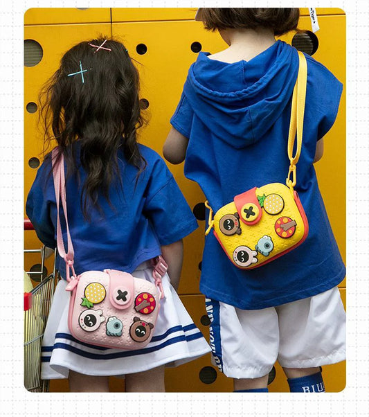 Kids Camera Bag – Lightweight Travel Shoulder Bag with Buffer Case